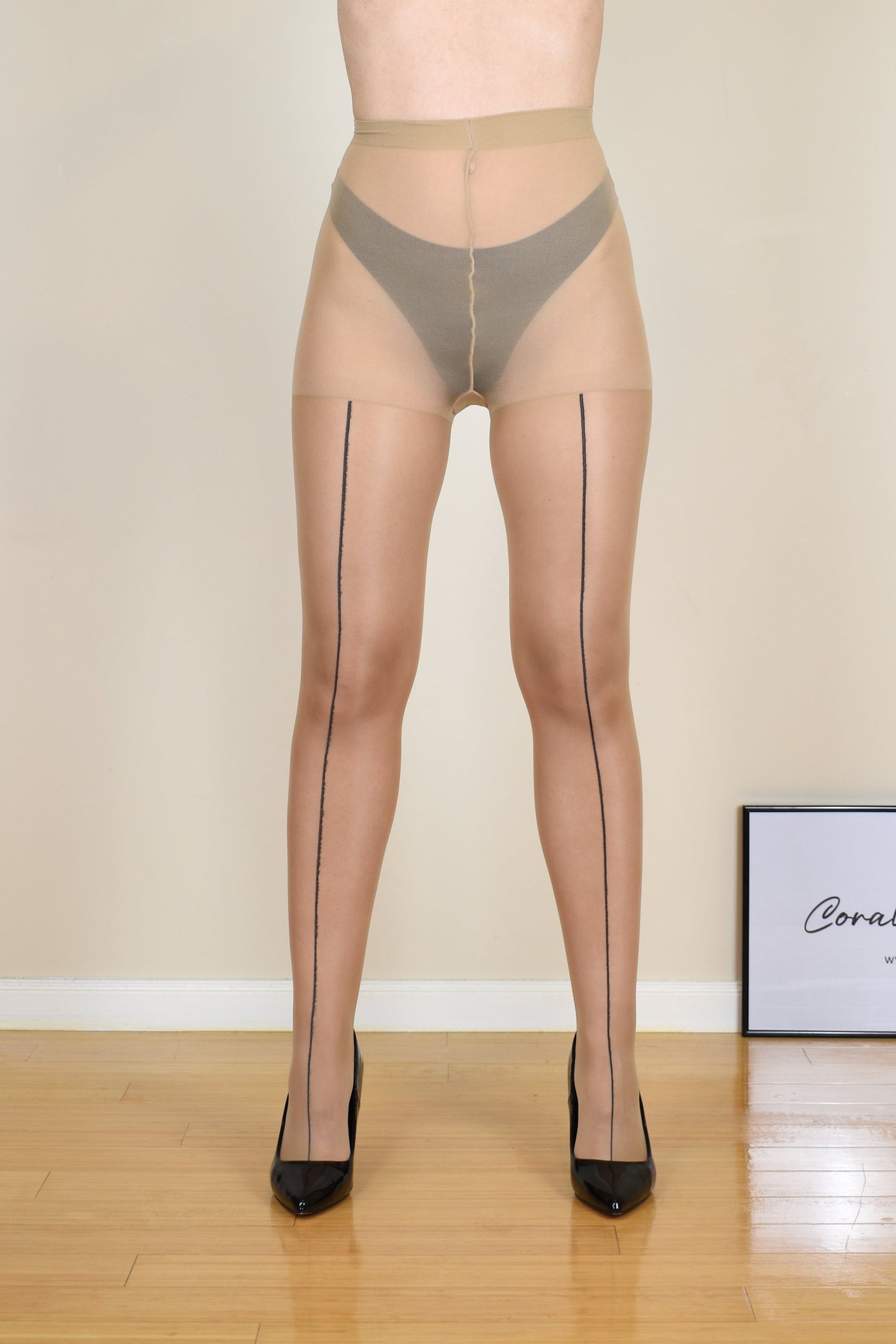 Elegant Front Seam Tights