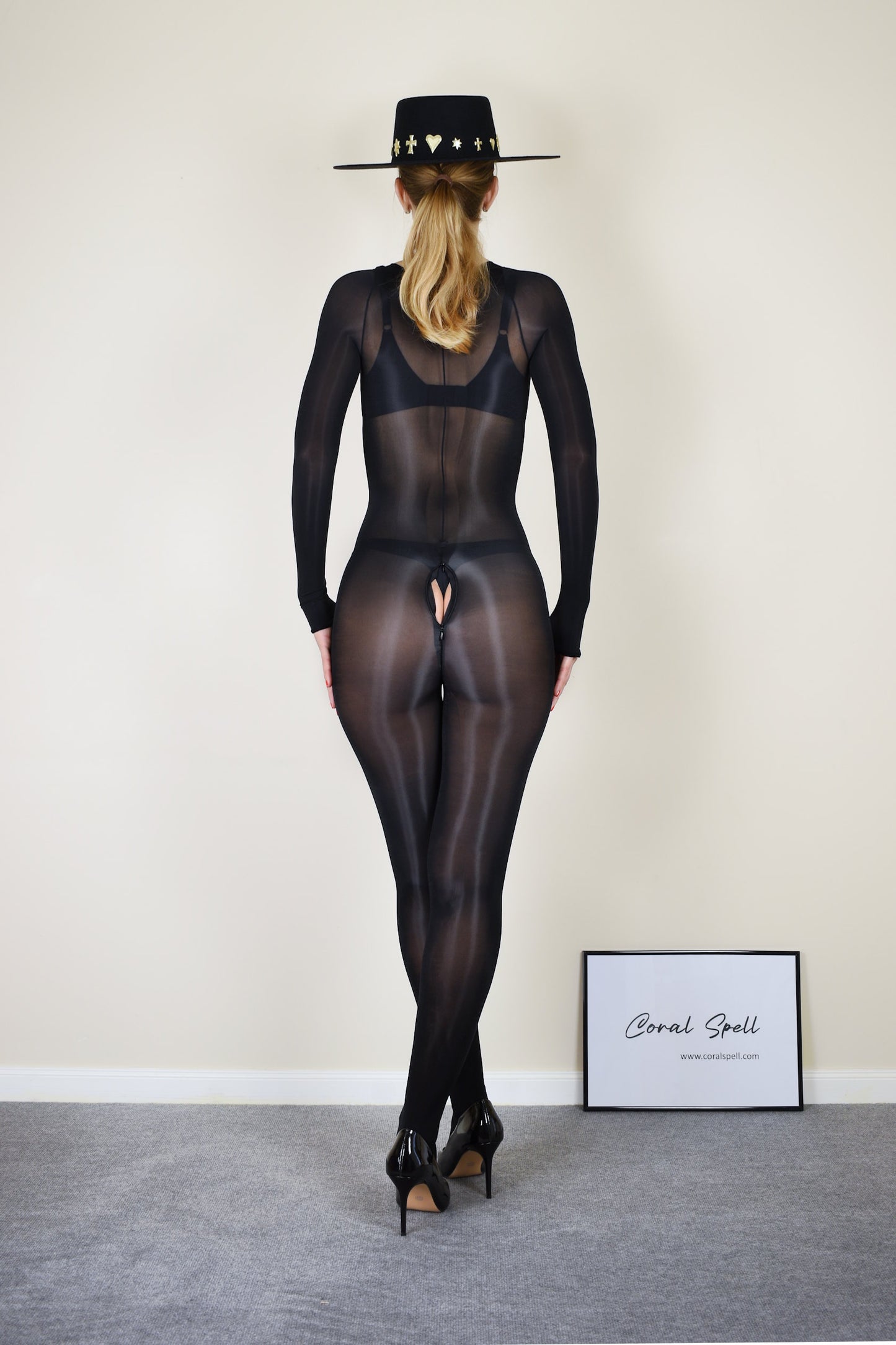 Ultra-Sheer 8D Catsuit with Dual Zip